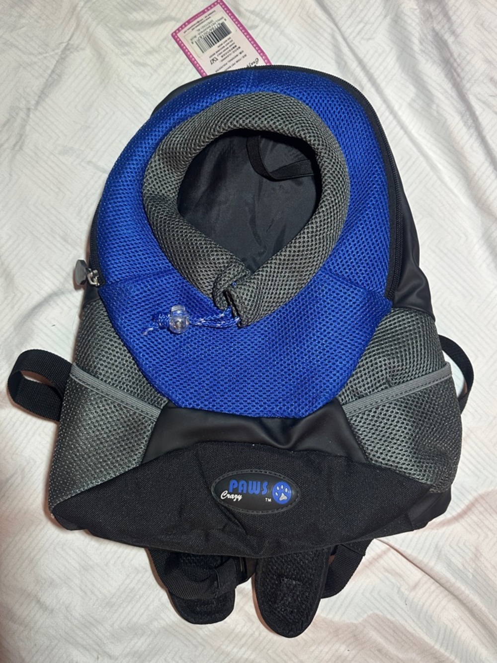 Blue & Gray Pet Carrier Backpack - Hands-Free Travel